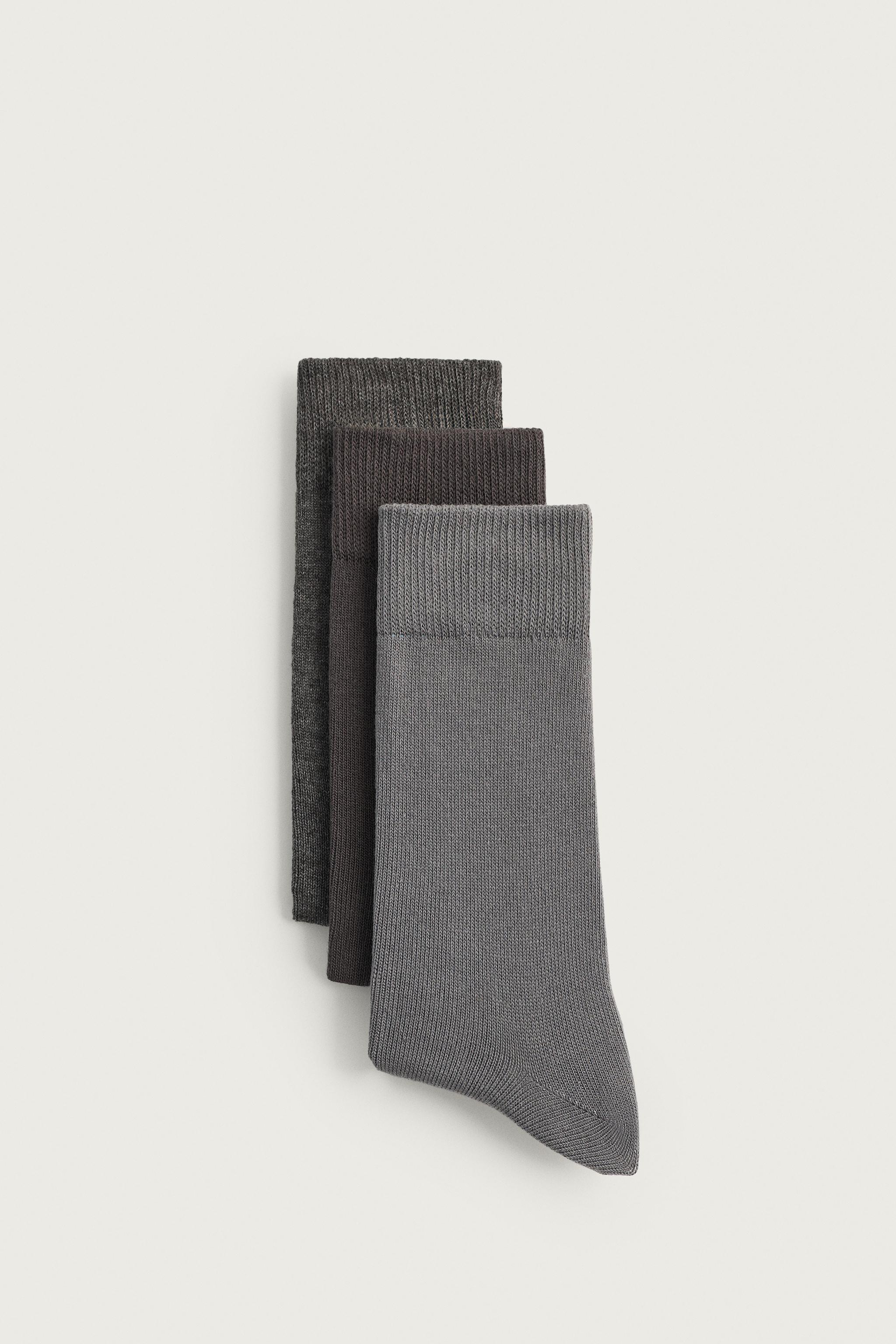 LOT DE 3 CHAUSSETTES TEXTURÉES